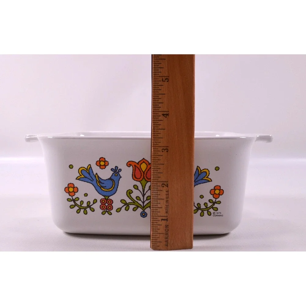 Vtg Corning Ware Casserole Baking Dish Country Festival  P-4-B  NO LID